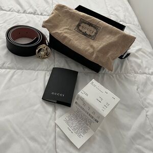 Women’s Reversible (black/pink) GUCCI Belt RARE